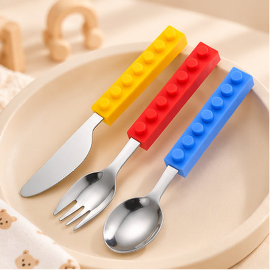 Bricks kids Cutlery Set